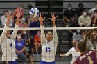 VB vs RIC  Wheaton Women's Volleyball vs Rhode Island College. - Photo by Keith Nordstrom : Wheaton, Volleyball, VB